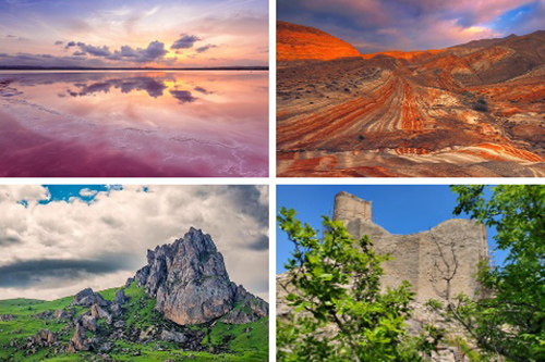 Тур Розовое Озеро, Цветные Горы и Крепость Чыраг Гала