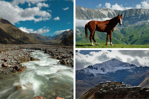 Khinalig-Anzir Waterfall Horseback-Riding Tour