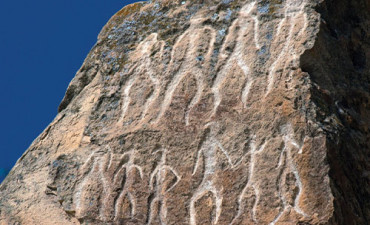 Gobustan is a fragment of the Stone Age in Azerbaijan
