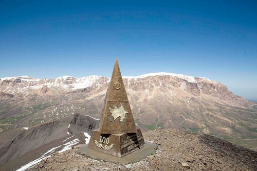 The Highest Mountains In Azerbaijan: Cumhuriyyet Peak